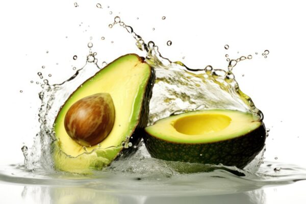 vecteezy stock photo of water splash with avocados slice isolated 25337560 scaled